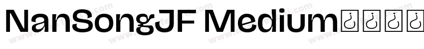 NanSongJF Medium字体转换